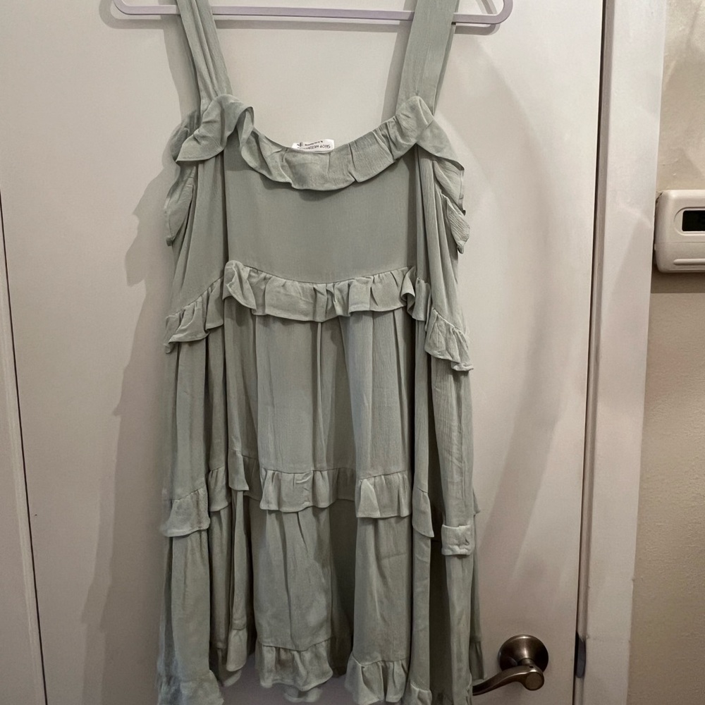 Shop Neighbor Ruffle Mini Dress Medium - Picture 3 of 3